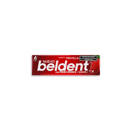 Beldent Chicles Sabor Frutilla 10 Gr