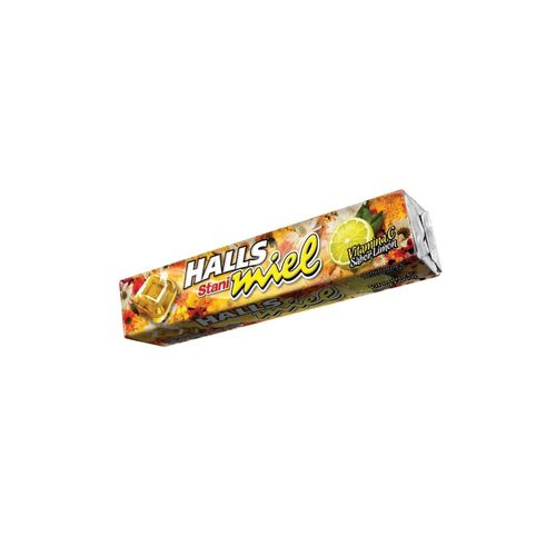Halls Caramelos Miel Con Menta 28 Gr