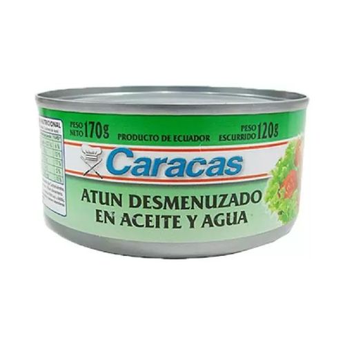 Atún Caracas Desmenuzado Aceite 170 Gr