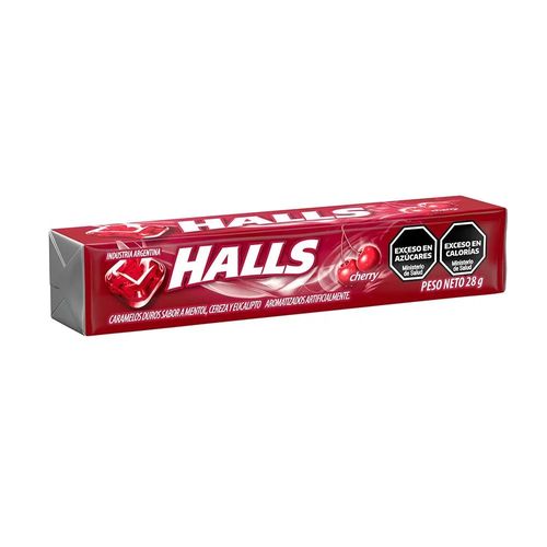 Caramelo Halls Cherry 28 Gr