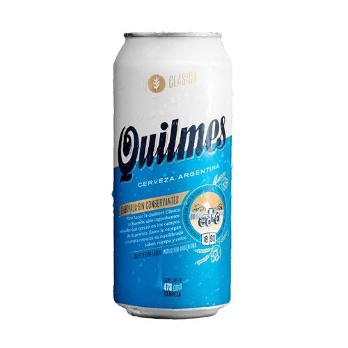 Cerveza Quilmes 473 Cc Lata