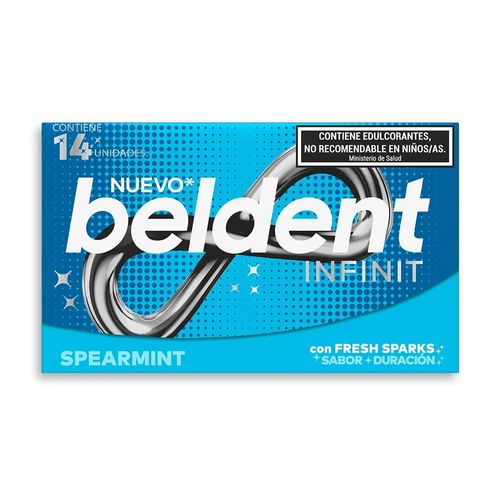 Chicle Beldent Spearmint 26.6 Gr