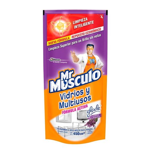 Detergente Mr. Músculo Multi Y Vidrio Doble Pack  450 Ml