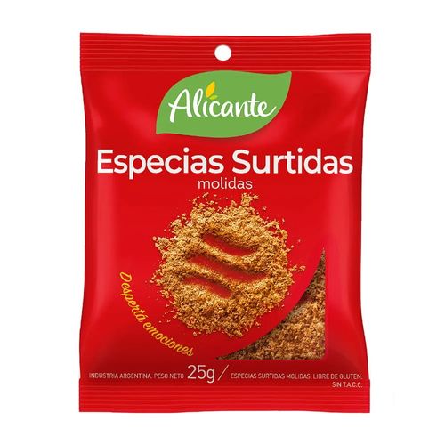 Especias Alicante Surtidas 25 Gr