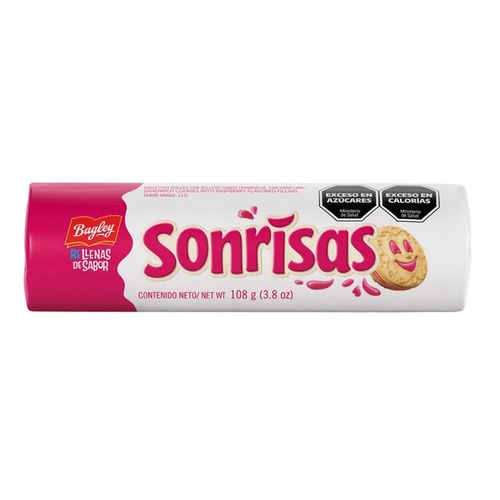 Galleta Sonrisas Framb Nut 180 Gr