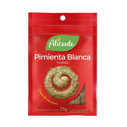 Pimienta Alicante Blanca Molida 25 Gr