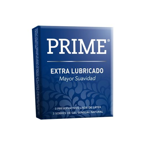 Preservativos Prime Lubricado  3 Un.