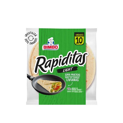 Rapiditas Bimbo Light 10 Piezas