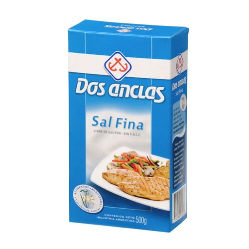 Sal Dos Anclas Fina Caj 500 Gr