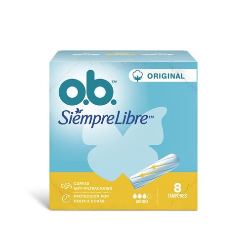 Tampones Ob Original Medio  8 Un
