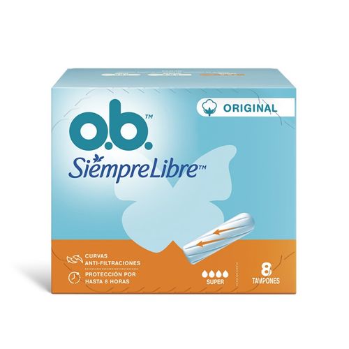 Ob Tampones Original Super  X 8 Un